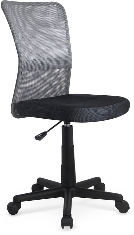 Halmar Kancelárska stolička Dingo, šedá / čierna